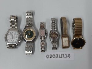 0203U114　時計　腕時計　ジャンク品　おまとめ　RICOH　SEIKO　ORIENT　SUNLORD　など