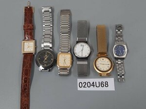 0204U68　腕時計　ジャンク品　おまとめ6点　ORIENT　BULOVA　など