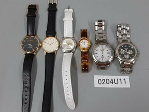 0204U11　時計　腕時計　ジャンク品　おまとめ　SEIKO　CITIZEN　FOSSIL　KATESPADE　など