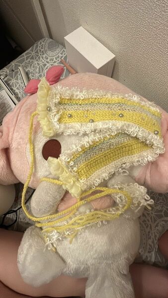 ヘッドドレス オーダー ハンドメイド 毛糸