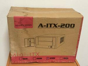 【未使用品】ユニットコム A-ITX-200 電源250W Mini-ITX 5インチフロントベイ有ケース