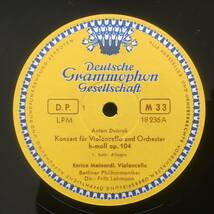 独DGG オリジナルLPM182360 9/55初出品 マイナルディ Dvorak チェロ協奏曲 真のマスターの音が聴ける唯一の盤 218g超重量Flat 極美盤!_画像5