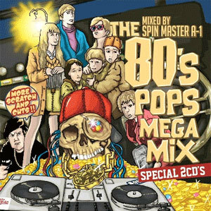 THE 80's Mega Mix Special SPIN MASTER 2CD / A-1 (ex DJ A-1)