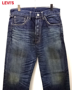 W32【LEVI'S 55501 55年復刻モデル J09A J12483 0603 日本製 濃紺 INDIGO BIG E リーバイス 501XX デニムパンツ ジーンズ インディゴ】