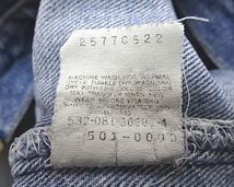 W38【Levi's 501xx 532 Made in U.S.A. リーバイス 501xx デニムパンツ 米国製 赤タブ レジスター 90s 90's 90年代】_画像10