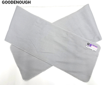 【goodenough Scarf Gray Grey/White GE POLYESTER GOODENOUGH グッドイナフ マフラー グレー/ホワイト ポリエステル オールド】_画像1