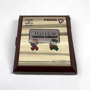 非売品 ポッカ懸賞 任天堂 ゲームウォッチ マリオブロス GAME WATCH MARIO BROS POKKA動作確認済み