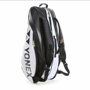 ヨネックス YONEX ラケットバッグ BAG1602R テニス　バドミントン　白　黒　ゴールド