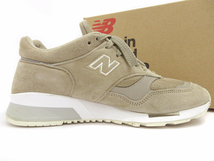 ニューバランス New Balance M1500JTA スニーカー made in England 英国製 ベージュ size JPN 25.5 WIDTH D メンズ_画像4