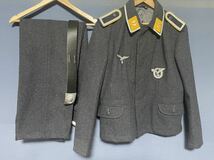 【高級精巧未使用】WW2ドイツ空軍 伍長制服上下セット 国防軍 陸軍 海軍 武装親衛隊 鉤十字 ルフトヴァッフェ Luftwaffe Flak_画像1