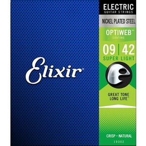 Elixir Optiweb #19002 Super Light 009-042 Строка покрытия Elixir Электрогитара строка