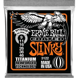 ERNIE BALL #3122 Coated Hybrid Slinky 009-046 アーニーボール コーティング弦 エレキギター弦