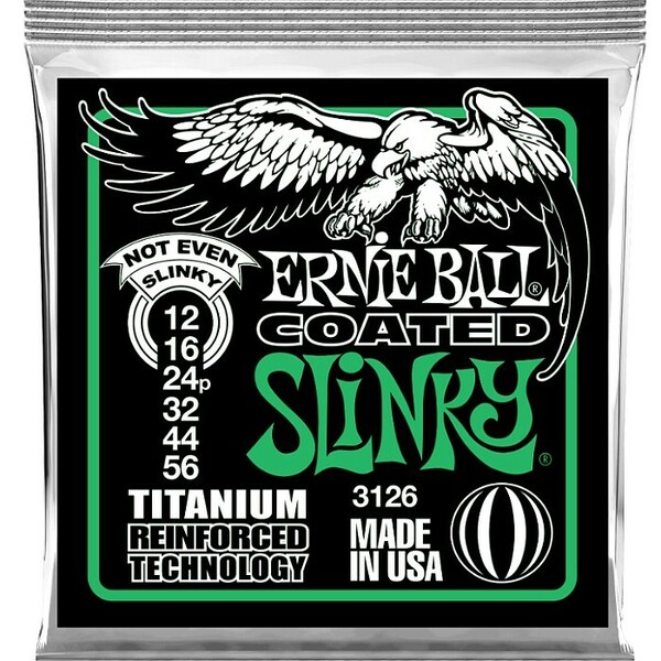 ERNIE BALL #3126 Coated Not Even Slinky 012-056 アーニーボール コーティング弦 エレキギター弦