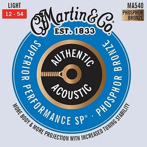Martin MA540 Superior Performance Light 012-054 Phosphor Bronze マーチン アコギ弦