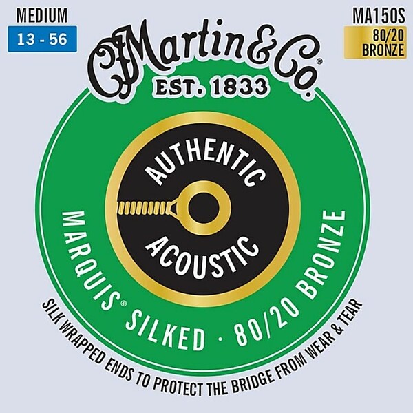 Martin MA150S Marquis Silked Medium 013-056 80/20 Bronze マーチン アコギ弦
