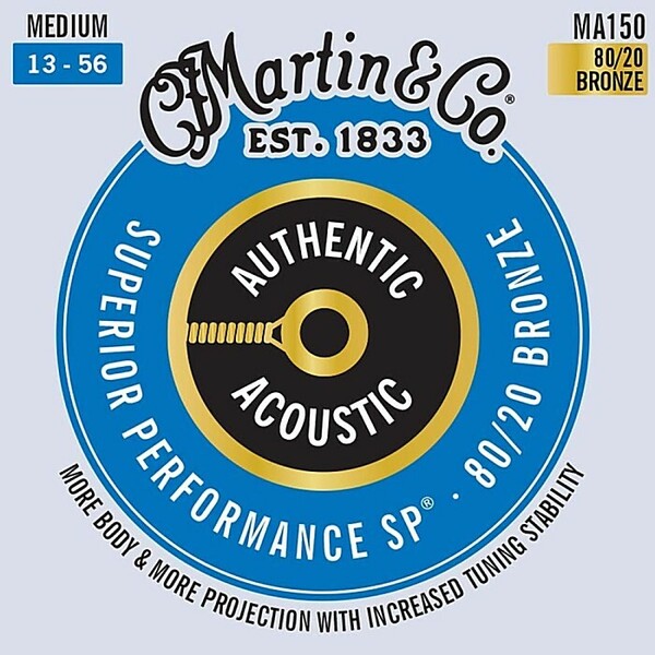Martin MA150 Superior Performance Medium 013-056 80/20 Bronze マーチン アコギ弦