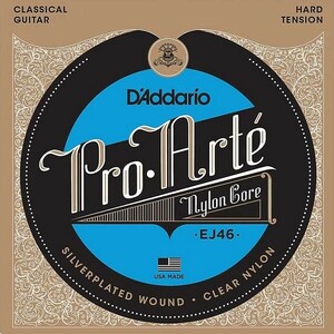 D'Addario EJ46 Pro Arte Nylon Silver/Clear Hard ダダリオ クラシック弦