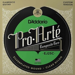 D'Addario EJ25C Pro Arte Clear Nylon Composite Flamenco ダダリオ クラシック弦