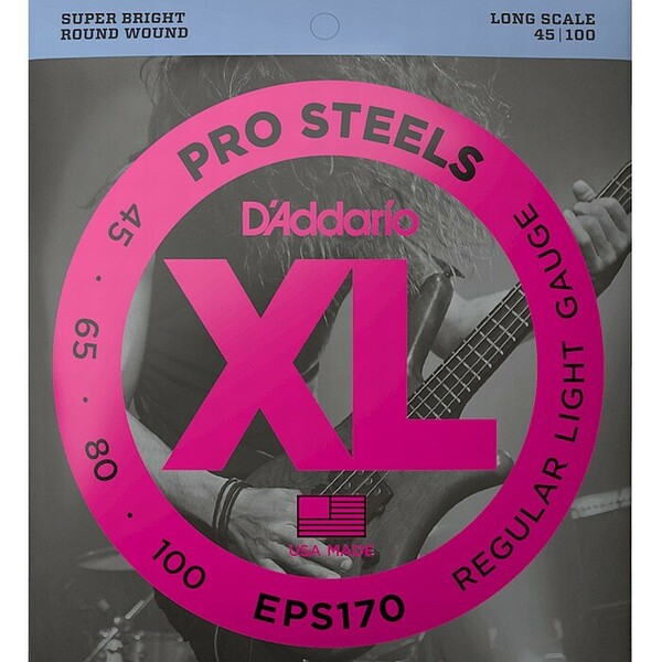 D'Addario EPS170 Pro Steels 045-100 Long Scale ダダリオ ベース弦