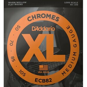 D'Addario ECB82 Flat Wound 050-105 Long Scaleダダリオ フラットワウンド ベース弦