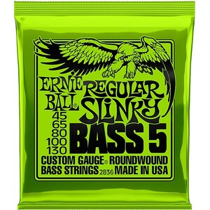 5弦用 ERNIE BALL #2836 Regular Slinky Bass5 045-130 アーニーボール ベース弦