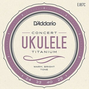 D'Addario EJ87C Pro-Arte Titanium Concert ダダリオ ウクレレ弦 コンサート