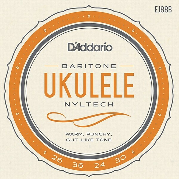 D'Addario EJ88B Nyletech Baritone ダダリオ ウクレレ弦 バリトン