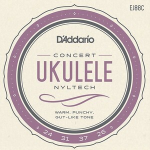 D'Addario EJ88C Nyletech Concert D'Addario ukulele string concert 