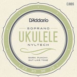D'Addario EJ88S Nyletech Soprano D'Addario ukulele string soprano 