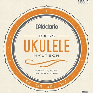 D'Addario EJ88UB Nyletech Bass D'Addario ukulele string base 