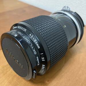 オールドレンズ・Nikon・ニコン・Zoom-Nikkor・43-86mm・1:3.5・前面背面レンズ付き