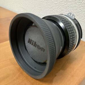 オールドレンズ・Nikon・ニコン・Nikkor・50mm・1:1.4・フード付き・前面背面レンズ付き