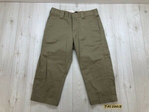 earth music&ecology アースミュージック＆エコロジー × Dickies ディッキーズ レディース クロップドチノパンツM ベージュ