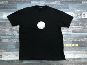 R.NEWBOLD アールニューボールド メンズ フロッキープリント 半袖Tシャツ F 黒