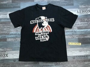 United Athle ユナイテッドアスレ メンズ SECRET7LINE ロックバンド 半袖Tシャツ M 黒