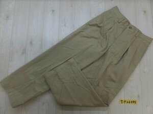 EDWIN SPORTS エドウィン メンズ コットン タックチノパンツ 28 ベージュ