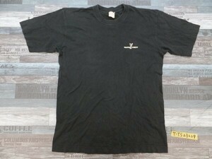 VALENTINO CHRISTY メンズ ワンポイントロゴ 半袖Tシャツ L 黒