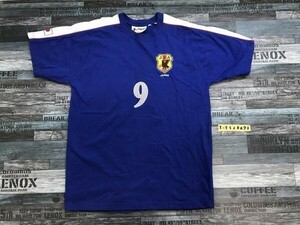 JFA サッカー日本代表 メンズ ヤナギサワ ユニフォーム Tシャツ 青