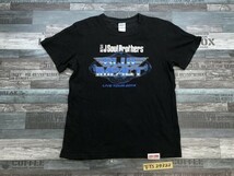 三代目 JSOU BROTHERS TOUR 2014 EXILE メンズ 両面プリント ツアー半袖Tシャツ S 黒_画像1