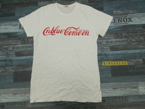 CNBLUE レディース Coca-Cola風 ロゴプリント アリーナツアー 2012 バンド半袖Tシャツ M 白