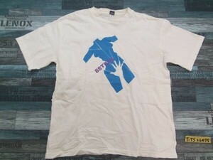 88TEES メンズ USA BODY ロゴプリント 半袖Tシャツ L 白青