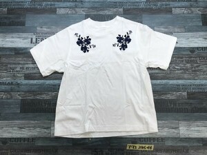 UT UNIQLO ユニクロ × EPICE DESIGN レディース 花刺繍 半袖Tシャツ L 白