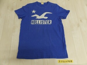 Hollister Hollister Men's Big Logo Logo Emelcodery с коротким рукавом T -Fork M Blue