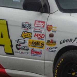 NASCAR仕様に アメ車 ステッカー セット 8枚 Holley Hooker MSD NOS フォード シボレー ダッジ ジープ ハイエース ムーンアイズ 6の画像3
