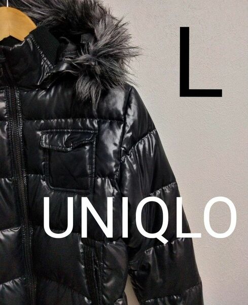 【UNIQLO】　DOWNCollection　ダウンジャケット　BLACK　Lサイズ