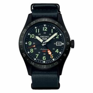 新品未使用　SEIKO Seiko 5 SBSC013 GMT メカニカル セイコー 腕時計 5スポーツ ブラック 自動巻 