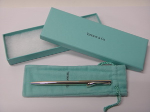 〔891〕☆TIFFANY ティファニー　SILVER 925 　ツイスト式ボールペン　☆