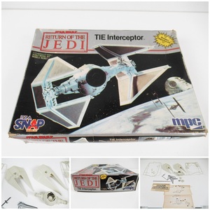 ◆[B139]mpc　スター・ウォーズ　TIE Interceptor タイ インターセプター　プラモデル　RETURN OF THE JEDI ジェダイの帰還　現状品