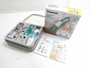 ▲ 動作品 Panasonic パナソニック カットモード ER511P-G（緑） 毛くず吸引タイプ バリカン 元箱付 0221B-7 @100 ▲