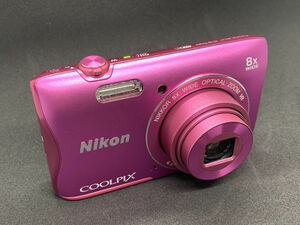 Nikon COOLPIX S3700 コンパクトデジタルカメラ ピンク 基本動作確認済み 美品